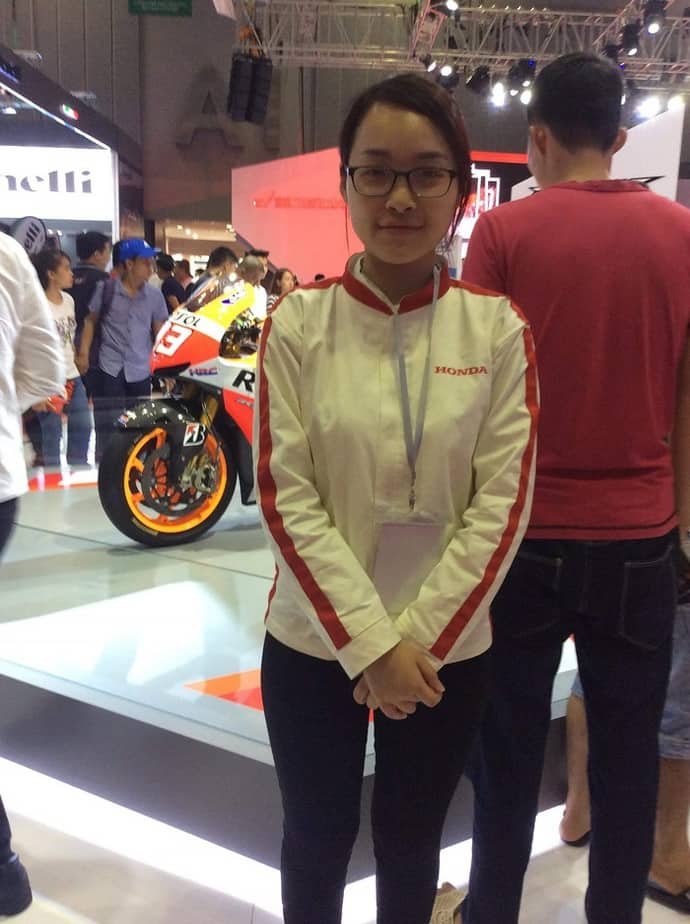 - HONDA - garment for Honda Vietnam join motorcycle show 2016