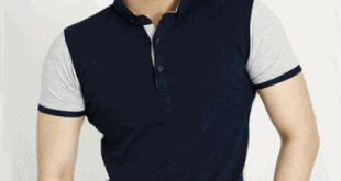 - T-shirt with neck stand T26