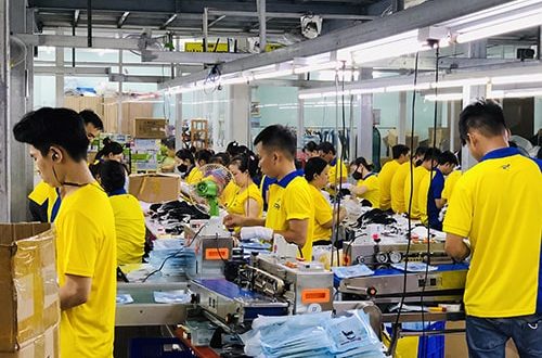 - Dony is increasing the production capacity of antibacterial cloth masks which are used for export to foreign markets