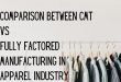 Comparison between CMT vs Fully Factored Manufacturing in Apparel Industry