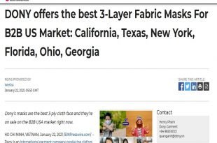- DONY offers the best 3-Layer Fabric Masks For B2B US Market: California, Texas, New York, Florida, Ohio, Georgia