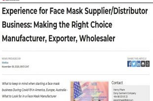 Experience for Face Mask Supplier/Distributor Business: Making the Right Choice Manufacturer, Exporter, Wholesaler