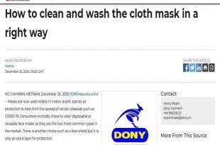 How to clean and wash the cloth mask in a right way