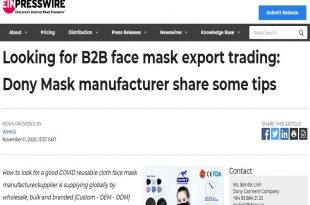 Looking for B2B face mask export trading: Dony Mask manufacturer share some tips