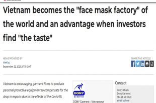 Vietnam becomes the "face mask factory" of the world and an advantage when investors find "the taste"