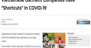 Vietnamese Garment Companies Have "Shortcuts" In COVID-19