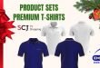 - Product set premium T-shirts products sold on SCJ channel produced by DONY