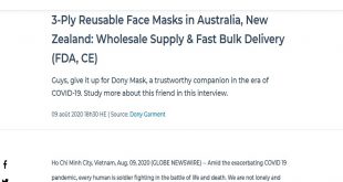 - 3-Ply Reusable Face Masks in Australia, New Zealand: Wholesale Supply & Fast Bulk Delivery (FDA, CE)
