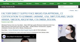 - Factory Direct Supply Face Masks FDA Approval, CE Certification to Germany, Ukraine, USA, Switzerland, Saudi Arabia, Sweden, Argentina, Colombia, Bolivia