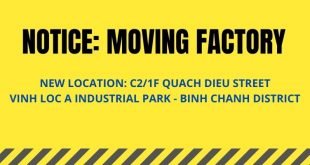 - NOTICE: DONY expands and moves factory to Binh Chanh Industrial Park