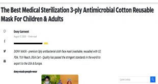 - The Best Medical Sterilization 3-ply Antimicrobial Cotton Reusable Mask For Children & Adults