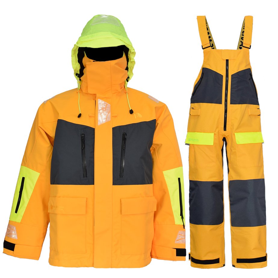 - Navis Marine Offshore Sailing Jacket Bib Pants For Men Women Fishing Rain Suit Foul Weather Gear PRO Breathable
