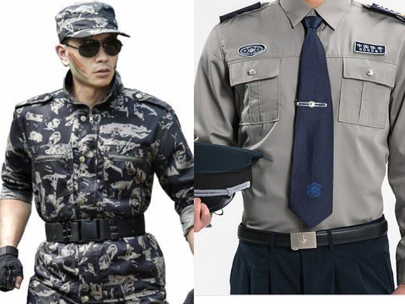 Design of a military uniform shirt