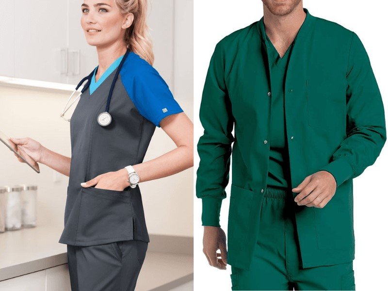 For lab employees, athletic clothing is a common alternative.